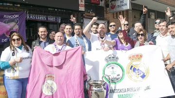 La reunión de peñas del Real Madrid, con Tomás Roncero.