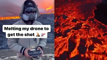 Este piloto de dron logró obtener increíbles tomas del cráter de un volcán activo