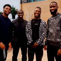 15/12/23 REAL MADRID COMIDA DE NAVIDAD DE LOS EQUIPOS MASCULINO FEMENINO Y BALONCESTO
TCHOUAMENI FERLAND MENDY CAMAVINGA RUDIGER
