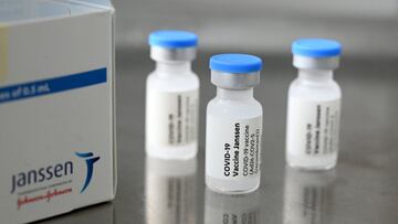 FILED - 03 May 2021, Baden-Wuerttemberg, Stuttgart: Ampoules containing the Corona vaccine produced by Johnson and Johnson stand on a metal plate in a pharmacy at the Stuttgart Hospital. Germany intends to limit the use of the anti-corona vaccine developed by the American "Johnson & Johnson" company to people over the age of 60 years. Photo: Bernd Weißbrod/dpa
(Foto de ARCHIVO)
03/05/2021 ONLY FOR USE IN SPAIN