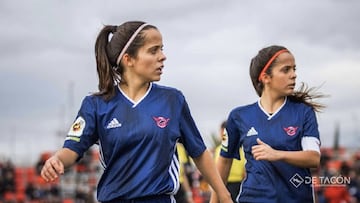 Malena y Samara Ortíz, jugadoras del Tacon.