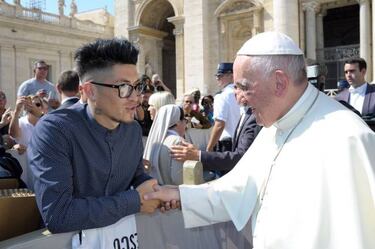 Jason Silva relató su emotivo encuentro con el Papa Francisco