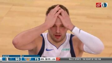 El grito a pleno pulmón de Doncic que le costó una técnica y por el que clama toda la NBA