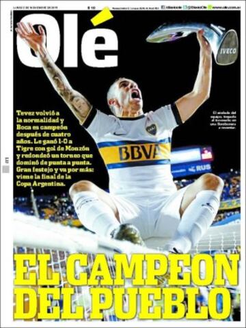 Portadas de la prensa mundial