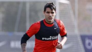 Augusto durante el entrenamiento.