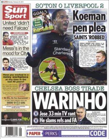 Portadas de la prensa deportiva