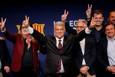 Joan Laporta, reeligido presidente del FC Barcelona hasta el 2031.