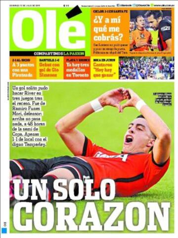 Portadas de la prensa deportiva