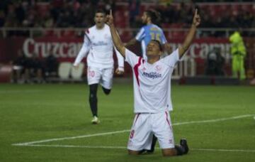 1-0. Bacca celebró el primer tanto.