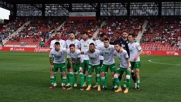 Once inicial del Racing en Anduva ante el Mirand¨¦s.