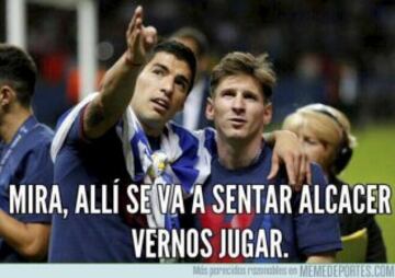 Los mejores memes del fichaje de Alcácer por el Barcelona