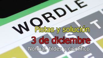 Wordle 3 de diciembre