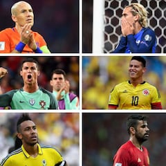 Todas las estrellas que ven peligrar el Mundial de Rusia
