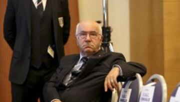 Carlo Tavecchio, presidente de la Federación Italiana de Fútbol (FIGC).