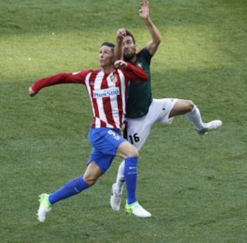 Fernando Torres con Fuentes.
