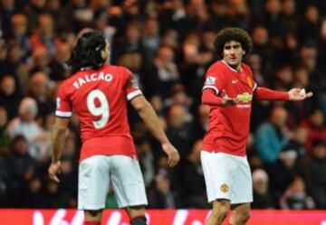 Falcao con el Manchester United 