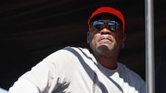 RICHMOND, VIRGINIA - APRIL 02: NBA Hall of Famer Michael Jordan and co-owner of 23XI Racing looks on from the 23XI Racing pit box during the NASCAR Cup Series Toyota Owners 400 at Richmond Raceway on April 02, 2023 in Richmond, Virginia. (Photo by Jared C. Tilton/Getty Images)