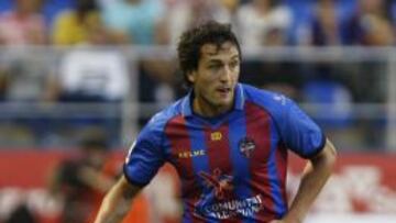 Héctor Rodas, jugador del Levante, durante un partido.