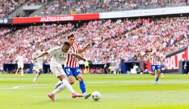 Kylian Mbappé marca el 1-1 para el Real Madrid. 