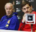 Del Bosque: "Casillas estuvo bien con sus compañeros y así, así con el cuerpo técnico"