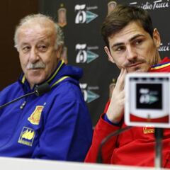 Del Bosque: "Casillas estuvo bien con sus compañeros y así, así con el cuerpo técnico"