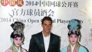 GRAN EXPECTACI&Oacute;N. Nadal fue recibido con todos los honores en la fiesta de jugadores realizada en el hotel Intercontinental. 
 