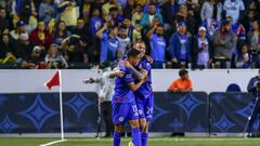 during the friendly match between America and Cruz Azul, at Dignity Health Sports Park  Stadium, Los Angeles, California, on March 23, 2024.