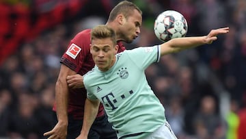En vivo online Núremberg – Bayern Múnich, por la jornada 31 de la Bundesliga, que se jugará en el Max-Morlock-Stadion de Núremberg, a partir de las 11:00 a.m., el domingo 28 de abril de 2019.
