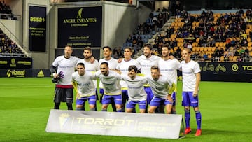 22/12/2018 PARTIDO JORNADA 19 LIGA 123 CADIZ-DEPORTIVO ONCE DEL CADIZ CON CAMISETA DE APOYO A MICHAEL ROBINSON