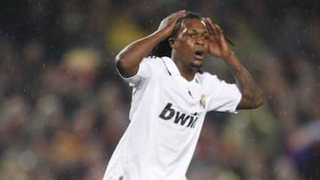 Royston Drenthe con el Real Madrid. 