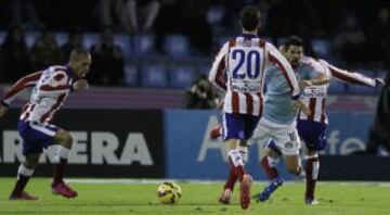 1-0. Mario Suárez hizo penalti a Nolito. El jugador celeste se encargó de ejecutar la pena máxima y subió el primer tanto al marcador.