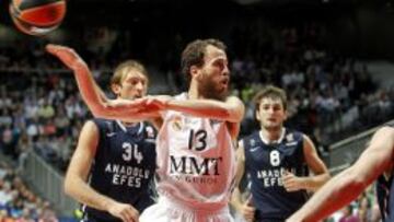Sergio Rodríguez, durante un partido esta temporada.