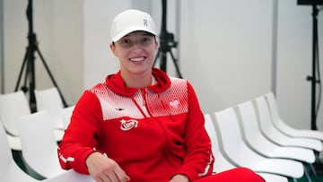 Iga Swiatek posa para AS.