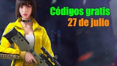 Free Fire | Códigos de hoy domingo 27 de julio 2025: recompensas gratis