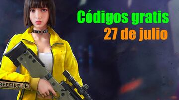 Free Fire | Códigos de hoy domingo 27 de julio 2025: recompensas gratis