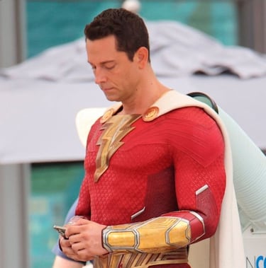 Así lucen los trajes de la familia Shazam en Shazam 2: filtradas fotos de Helen Mirren como Hespera