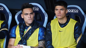 Lautaro y Correa, jugadores del Inter.