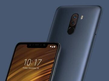 Xiaomi Poco F1 con notch que puede ser escondido