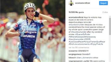 El ciclista del Trek-Segafredo Alberto Contador desveló a sus seguidores cuál ha sido la victoria más especial de su carrera como ciclista.