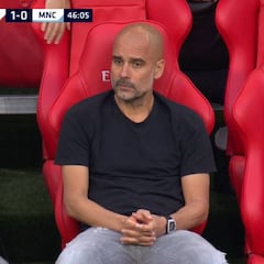 Millones de GIFs en camino: "Guardiola hablándole a una silla vacía..."