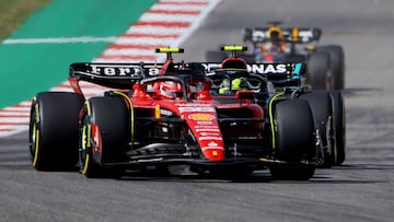 Carlos Sainz (Ferrari SF23). Austin, Estados Unidos. F1 2023.