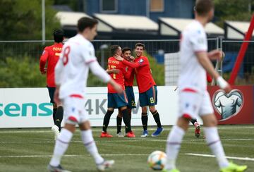 0-2. Jesús Navas celebró el segundo gol.