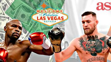 Floyd Mayweather y Conor McGregor en una recreaci&oacute;n de Diario AS.