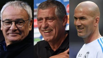Ranieri, Santos and Zidane