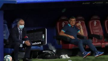 Mendilibar, en el Eibar-Osasuna.