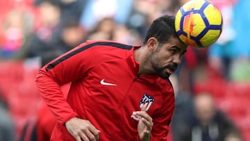 Diego Costa sufre una elongación muscular y no estará en Sevilla