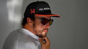 Fernando Alonso en Bahrain.