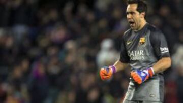 Claudio Bravo lleg&oacute; a 196 encuentros en la liga espa&ntilde;ola en la derrota ante M&aacute;laga. 