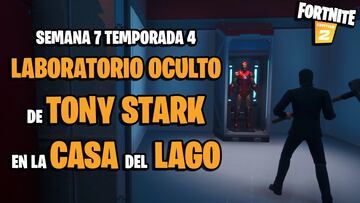 ¿Dónde está la casa del lago y el laboratorio oculto de Tony Stark en Fortnite?