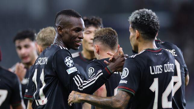 Luis Díaz, presente en la goleada del Bayern Múnich en Chipre